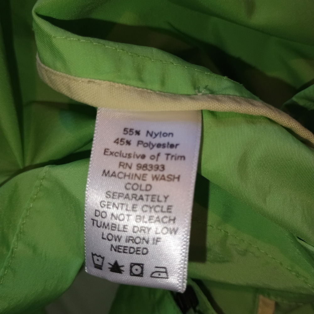 Lilly &‎ Van Light Green Zip Snap Front Jacket Women's XS Adjustable Sleeve - Picture 14 of 14